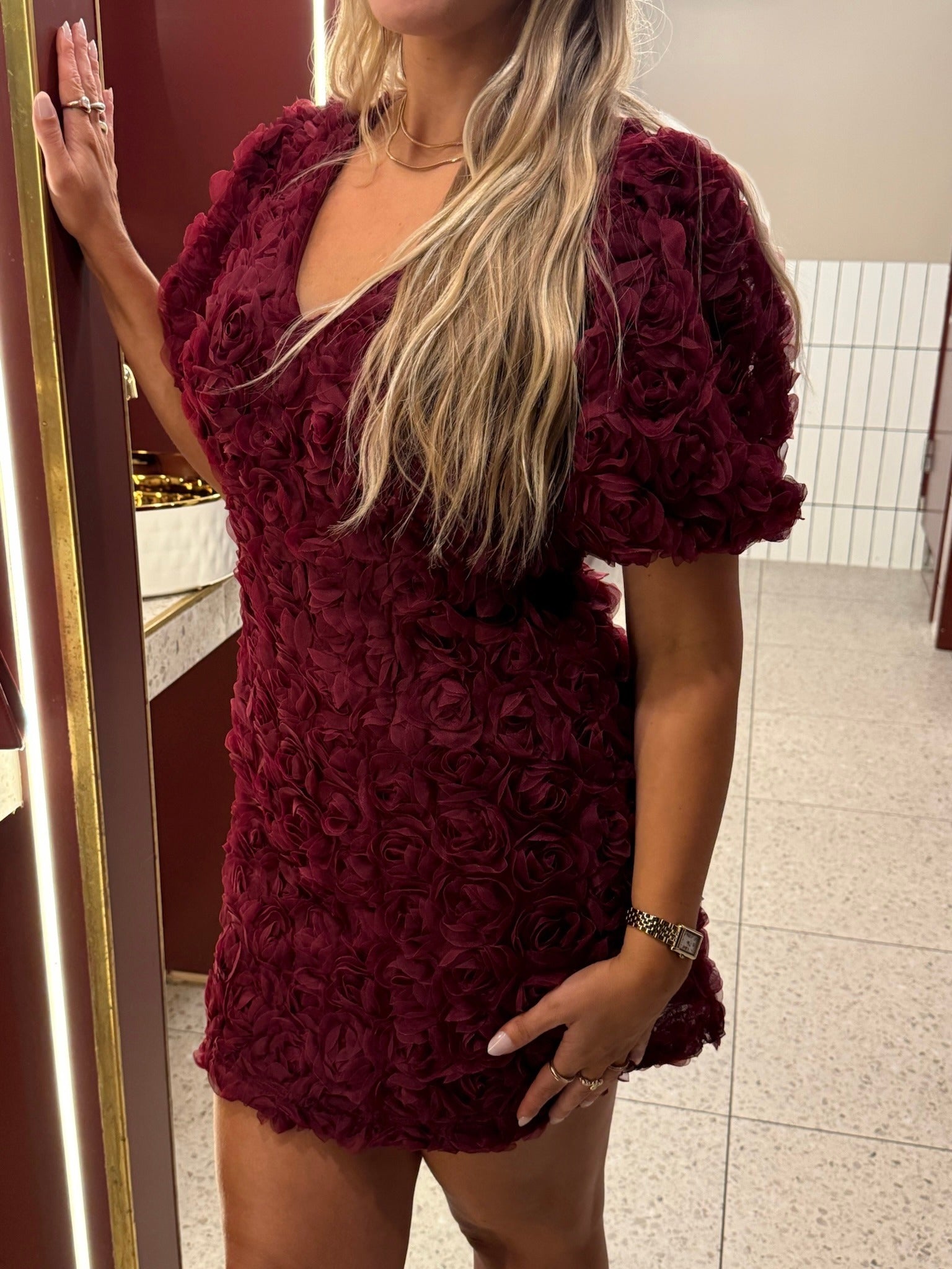 VMSILJA Short Dress - Rhododendron