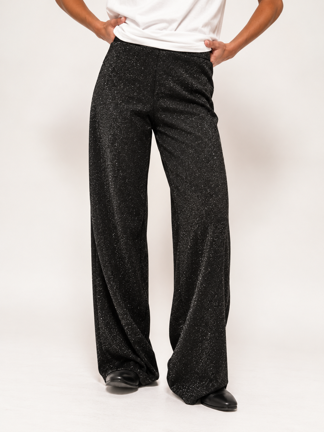 VMBERLIN Glitter Trousers - Black