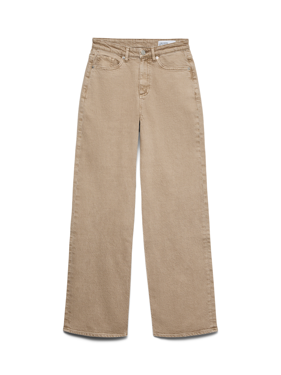 VMTESSA WIDE JEANS - Silver Mink