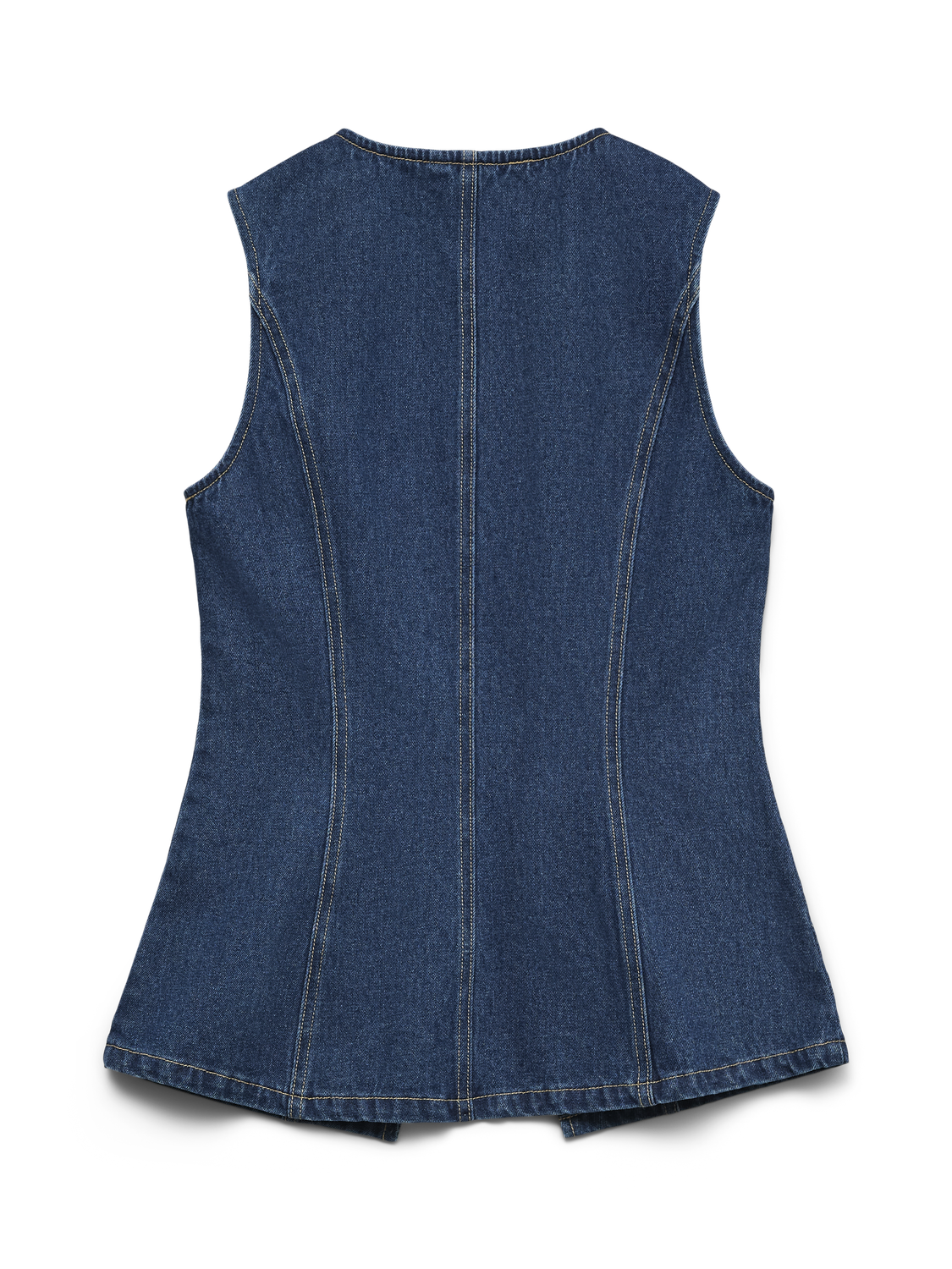 VMMARY Tailored Waistcoat - Dark Blue Denim