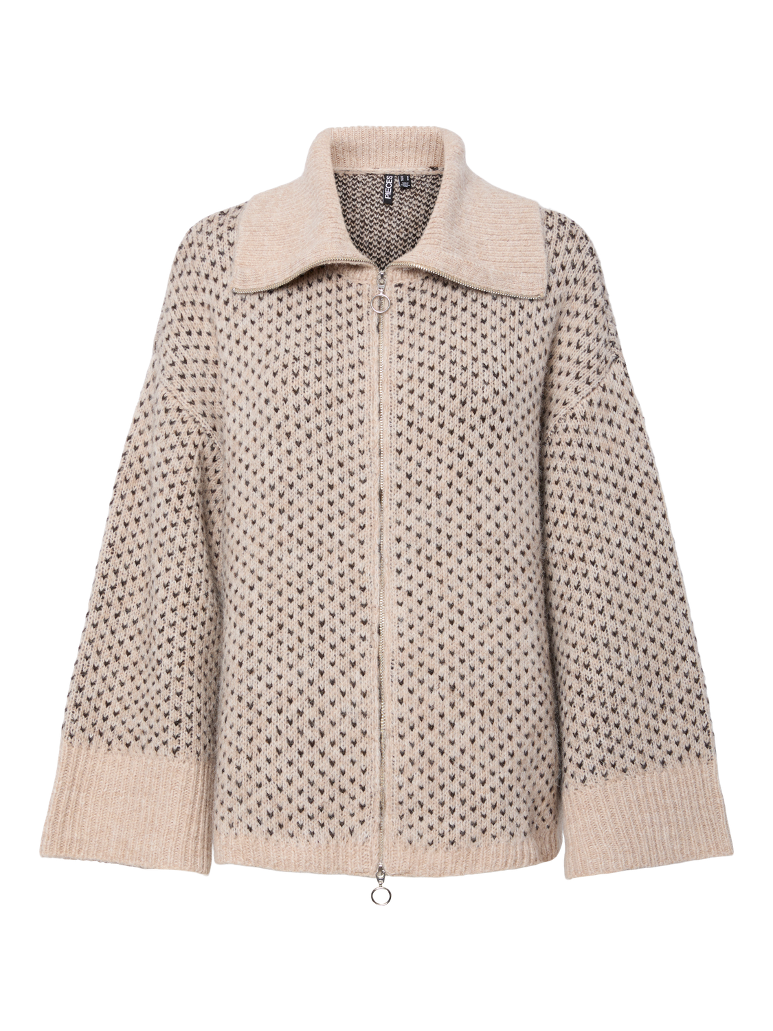 PCMORDIC CARDIGAN - White Pepper