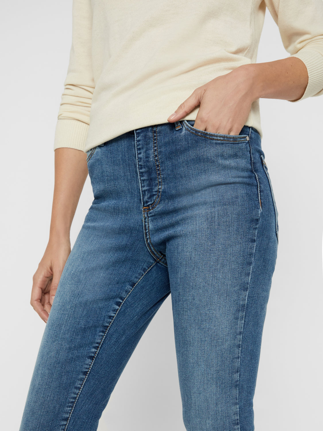 VMSOPHIA Jeans - Light Blue Denim