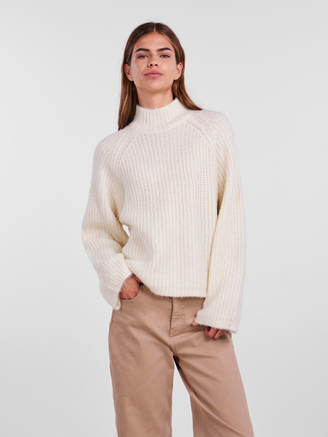 PCNELL Pullover - Cloud Dancer
