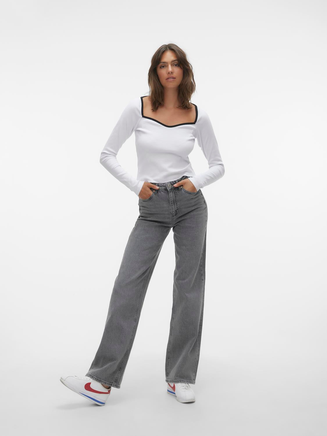 VMTESSA Jeans - Medium Grey Denim