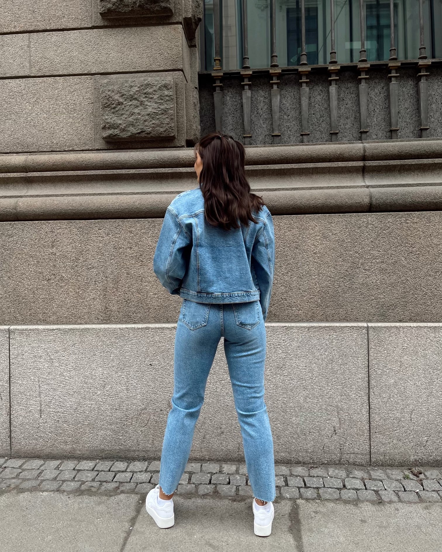 VMBRENDA Straight Jeans - Light Blue Denim