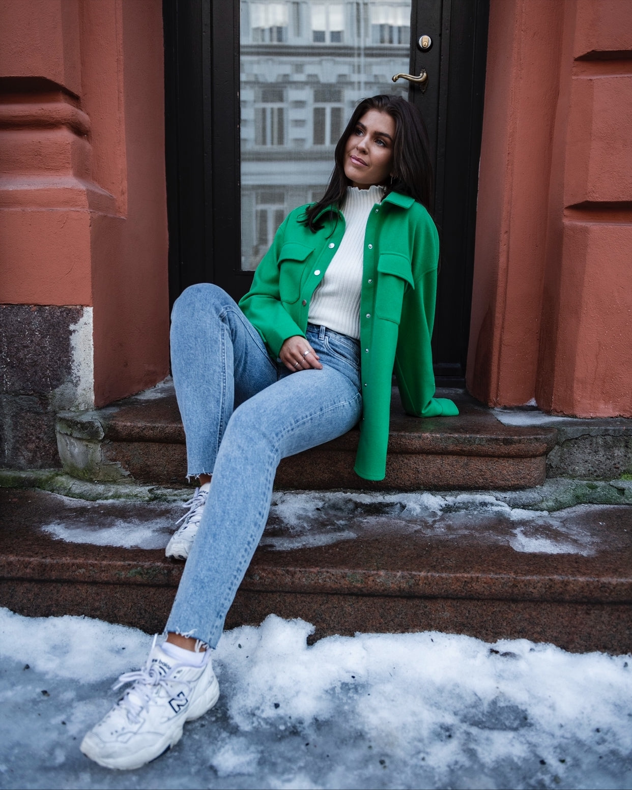 VMBRENDA Straight Jeans - Light Blue Denim