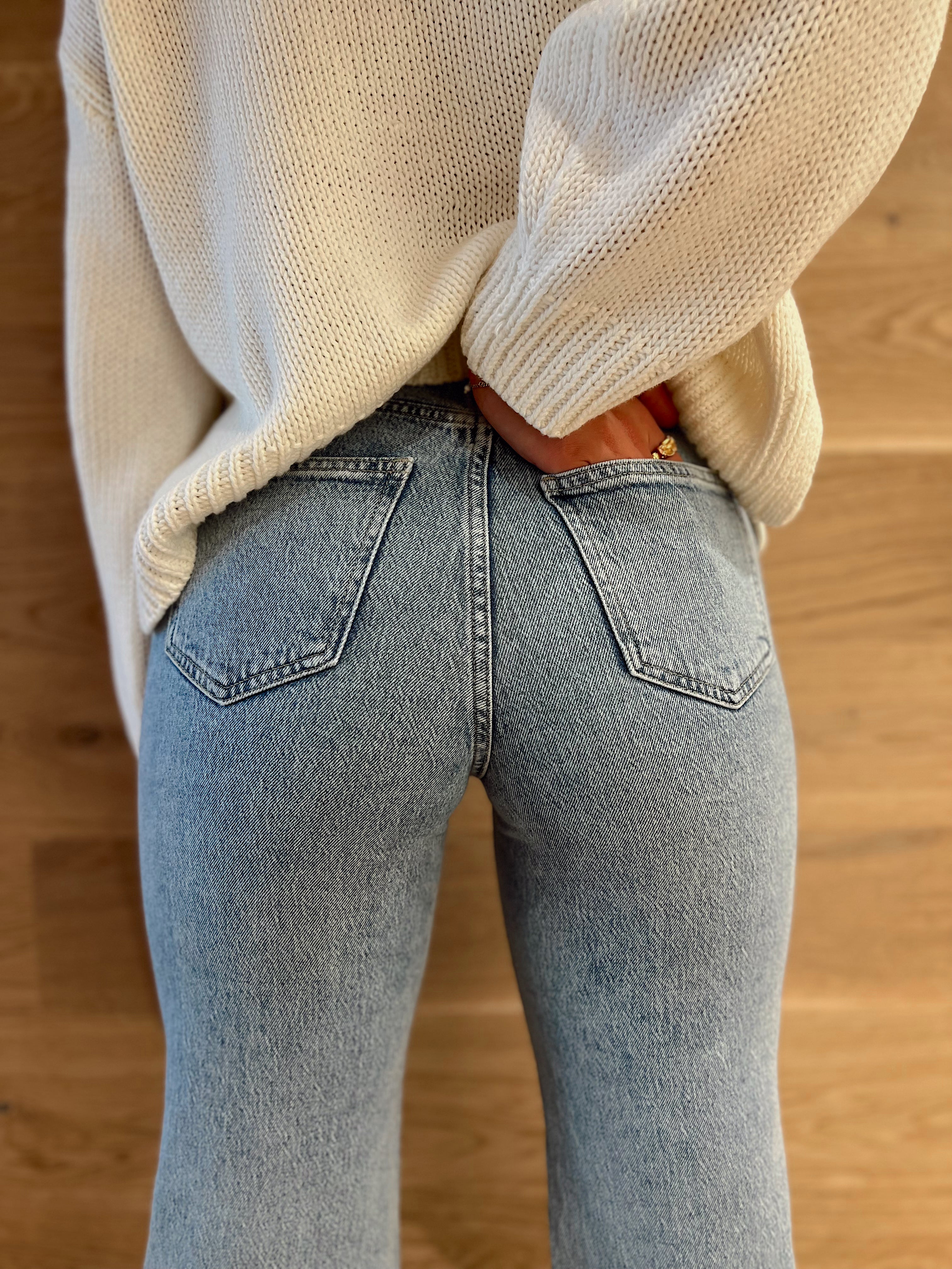 VMTESSA Wide Jeans - Light Blue Denim