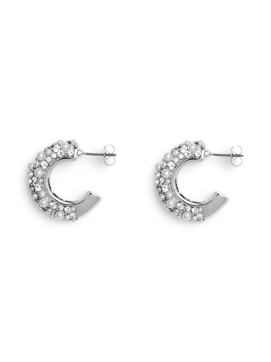 PCJENNE Earrings - Silver Colour